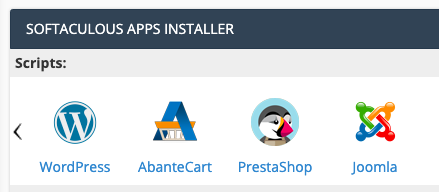 Instalação de CMS directamente da conta cPanel 
