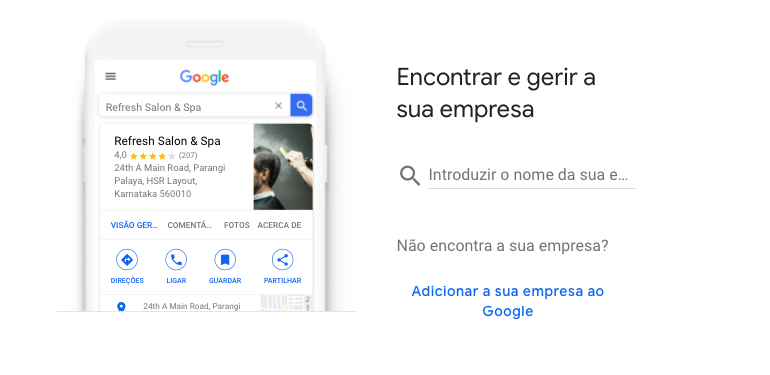 Criar uma Conta Google My Business